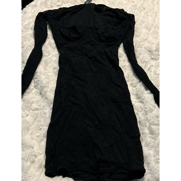 NWOT Skims Stretch Lace Underwire Long Sleeve Unlined Dress - Picture 3 of 4